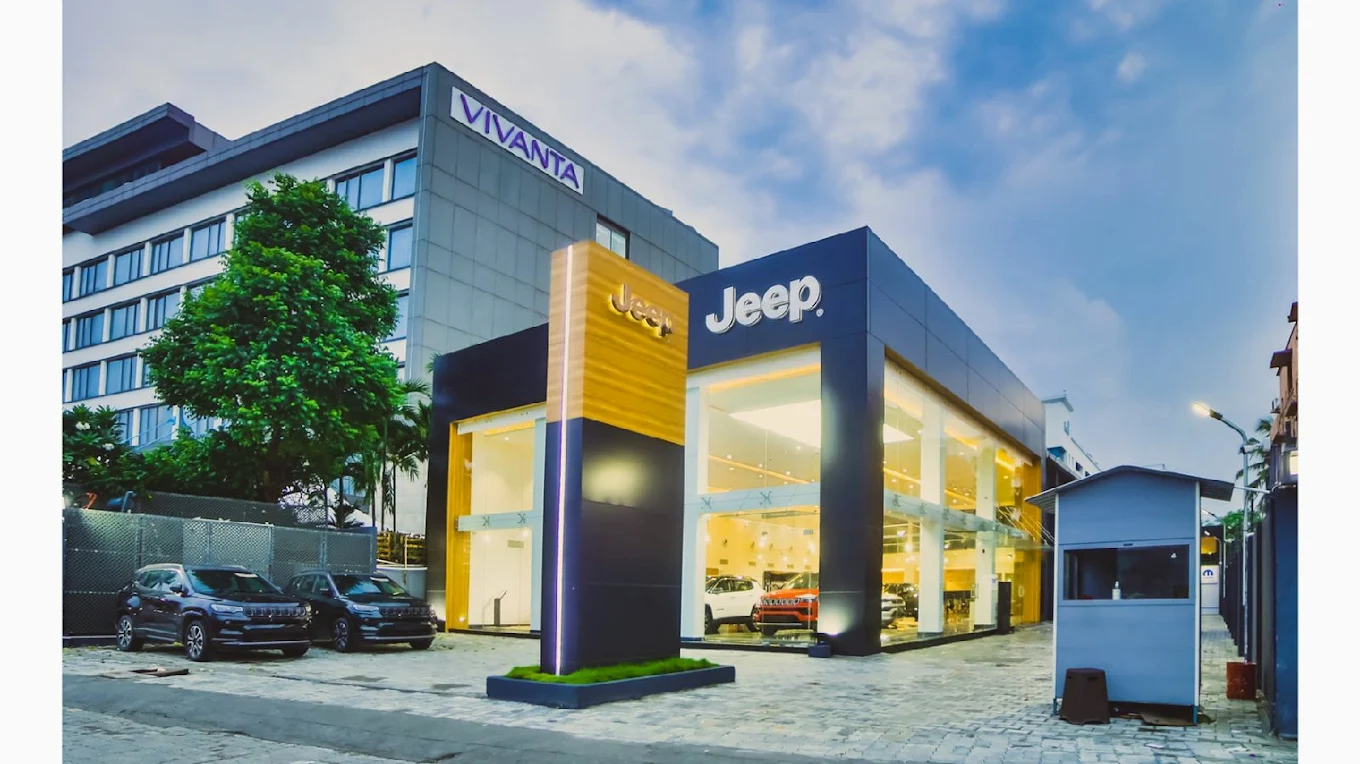 Jeep Showroom — ICEIL Stretch Ceiling Chennai